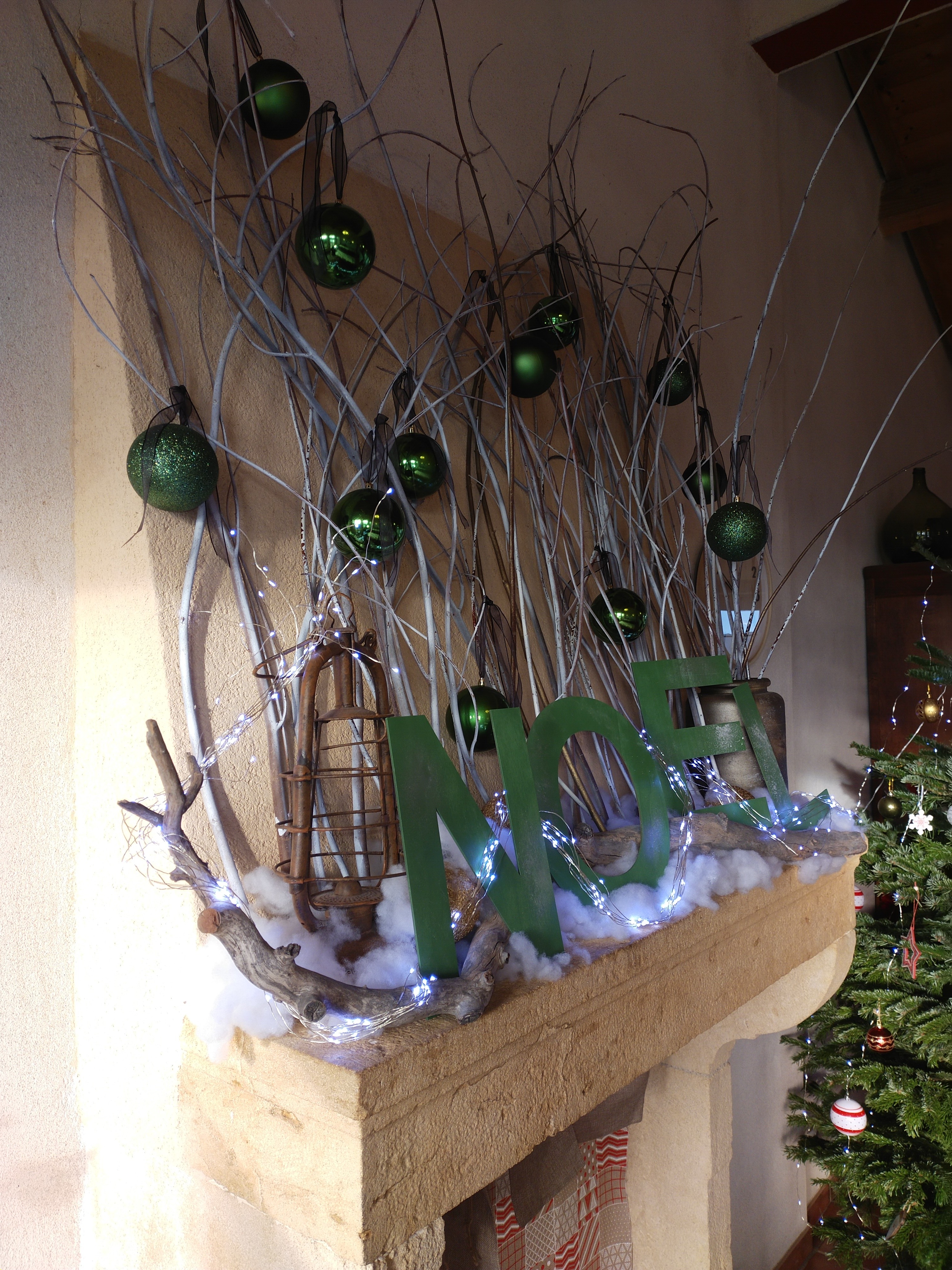 Gîte décoré pour Noël