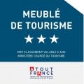 Panonceau meuble 3 etoiles 2023